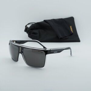 CARRERA 22/N 07C5 M9 Shield Sunglasses - Black Crystal/Polarized Grey